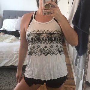 Elephant pattern tank